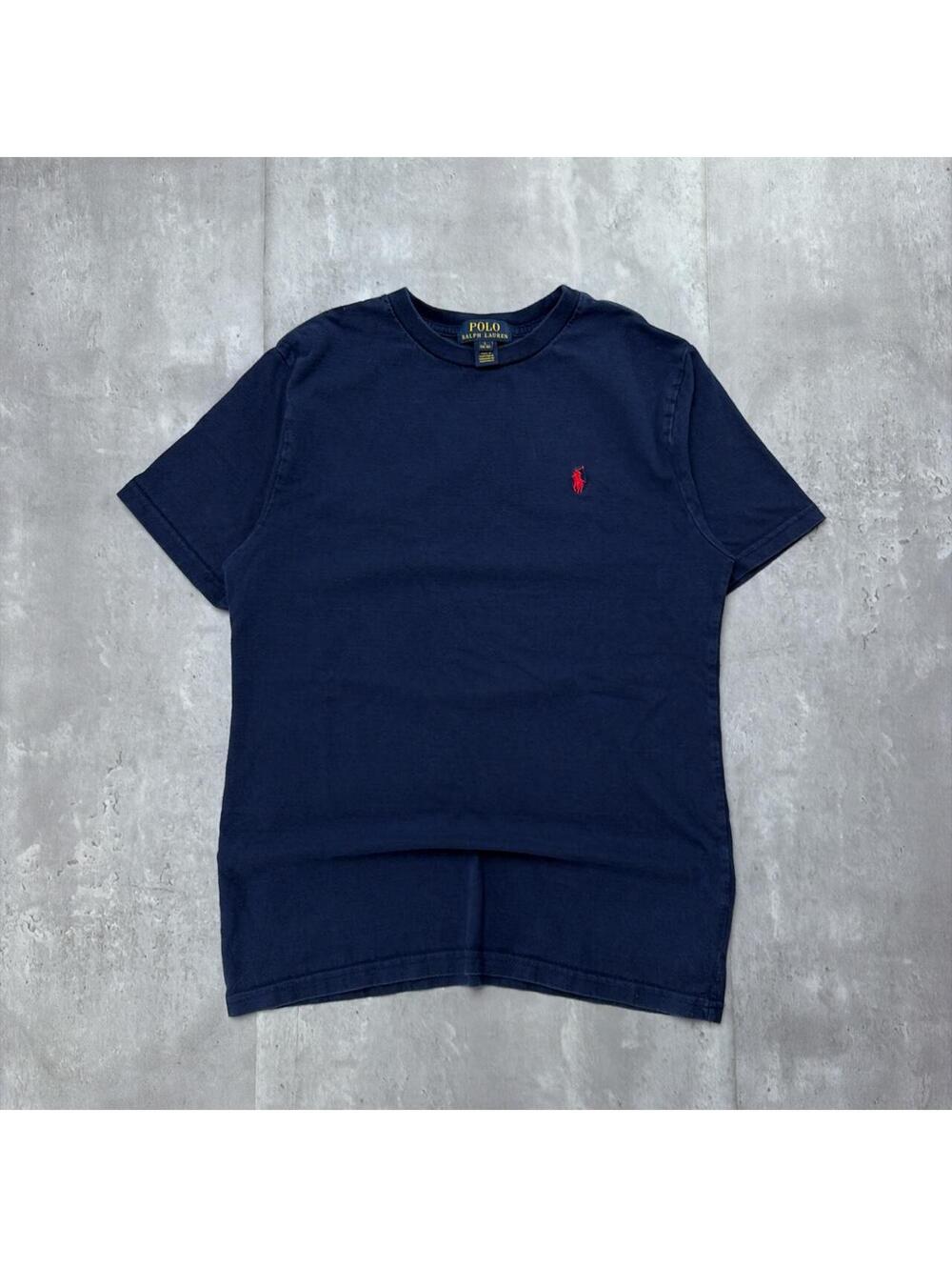 Y2K Navy Polo Ralph Lauren Grunge Skater T-Shirt